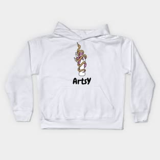 Artsy Logo Design Kids Hoodie